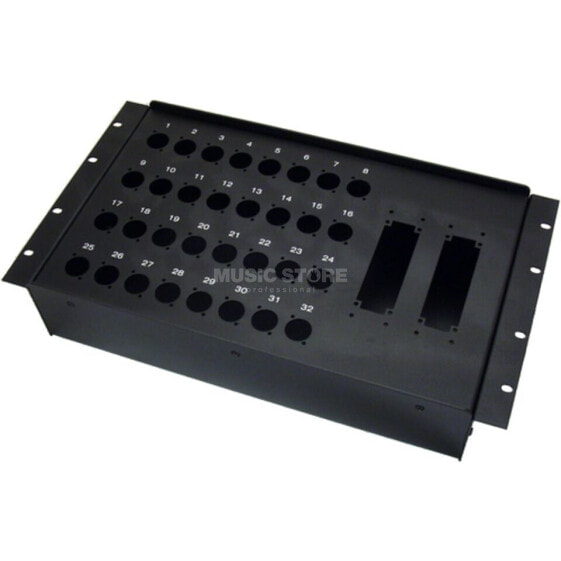 MUSIC STORE Stagebox - 19" 32 / 32-Holes for Rack Install, D-Series