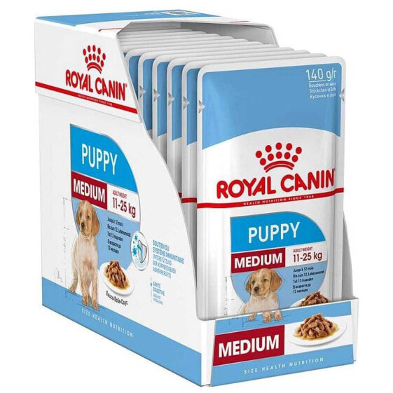 ROYAL CANIN Puppy Medium 140g Wet Dog Food 10 Units