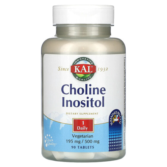 Витаминно-минеральный комплекс KAL для здоровья Choline Inositol, 90 таблеток