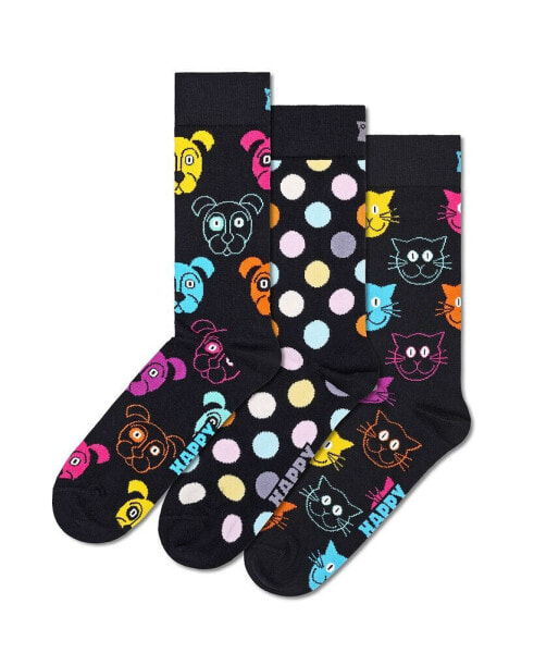 3-Pack Classic Dog Socks