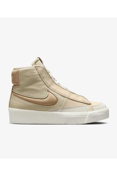 Blazer Mid Victory Kadın Sneaker Bej Ayakkabı