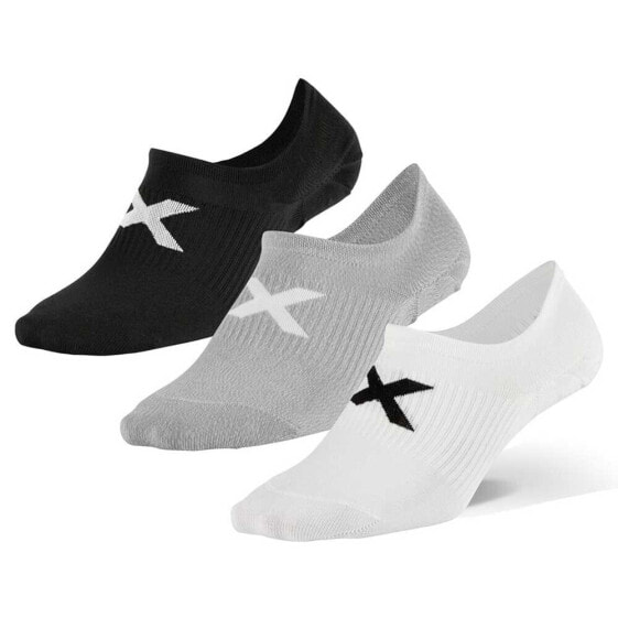 2XU Invisible short socks 3 pairs