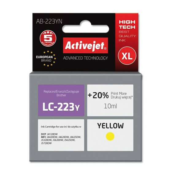 Original Ink Cartridge Activejet AB-223YN Yellow