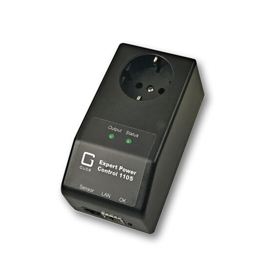 Gude EPC 1105-1 PDU 1x Schutzkontakt Sensor-Anschluss Messung schwarz
