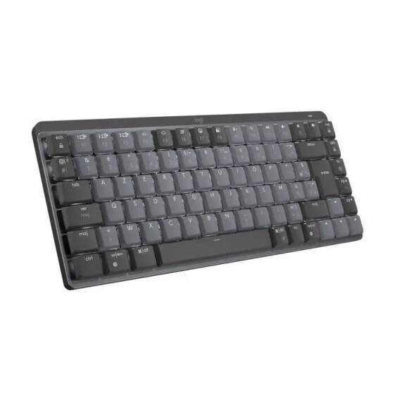 Logitech Kabellose Tastatur MX Mini Mechanisch Leistung mit Hintergrundbeleuchtung Graphit