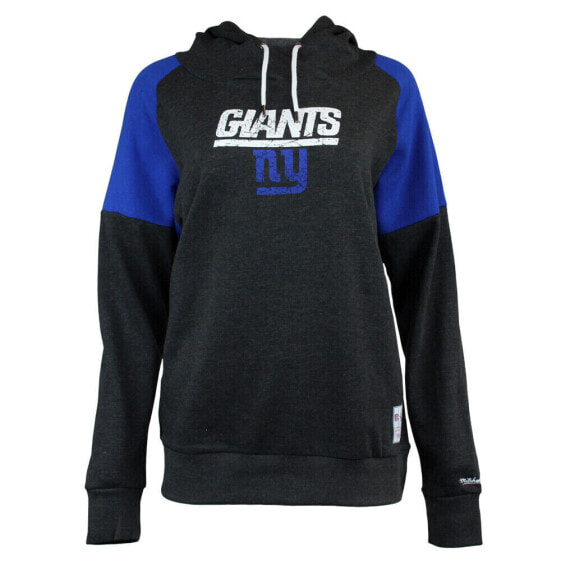 Mitchell & Ness New York Giants Holiday Hoodie Womens Grey Casual Outerwear FPHD