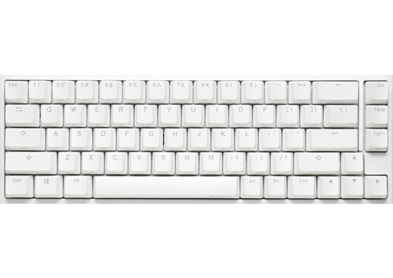 Ducky One 2 SF White - 65% - USB - Mechanical - RGB LED - White