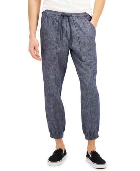 Men's Charles Linen Jogger Pants, Created for Macy's