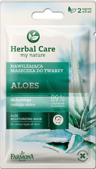 Farmona Herbal Care Maseczka nawilżająca Aloes - saszetka 5ml x 2