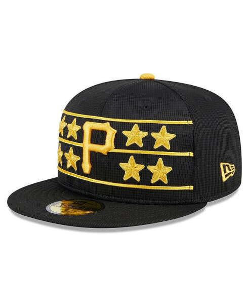 Men's Black Pittsburgh Pirates 2024 Batting Practice 59FIFTY Fitted Hat