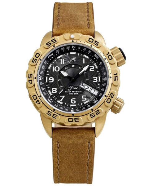 Часы Abingdon Co Jane Brown Leather Strap Watch
