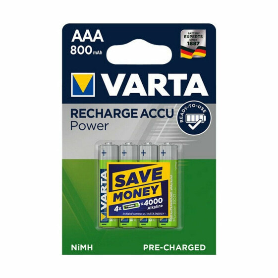 Аккумуляторные батарейки Varta -56703B AAA 1,2 V 1.2 V (4 штук)