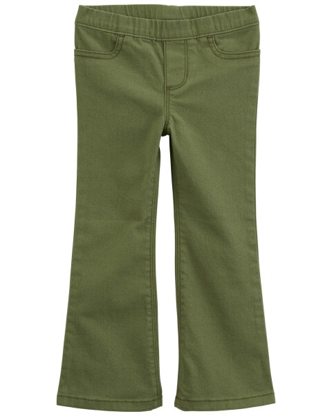 Baby Flare Pull-On Twill Pants 24M