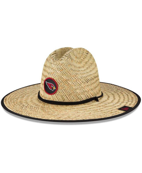 Головной убор для мужчин New Era Natural Arizona Cardinals 2021 NFL Training Camp Official Straw Lifeguard Hat