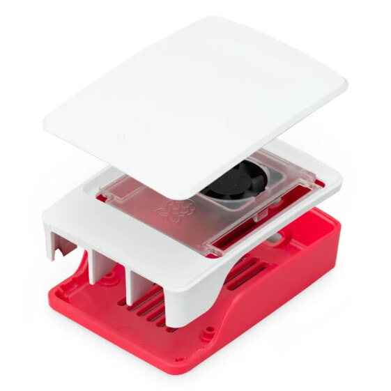 Электроника Raspberry Pi 5 Корпус красно-белый