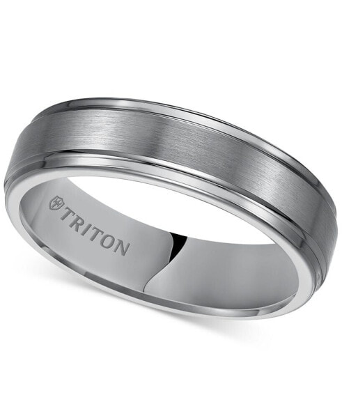 Men's Tungsten Carbide Ring, 6mm Comfort Fit Wedding Band