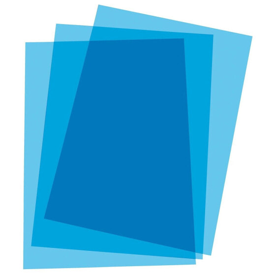 Брошюровочные обложки Displast синие полипропиленовые A4 (100 штук)