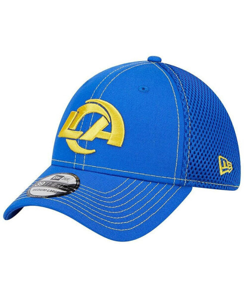 Men's Royal Los Angeles Rams Team Neo Pop 39THIRTY Flex Hat