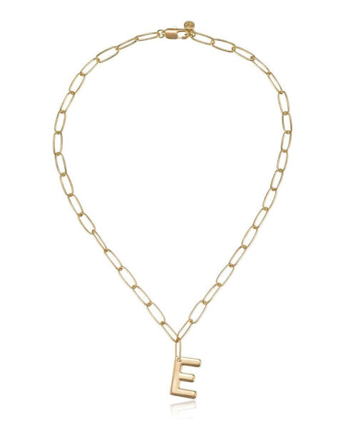 ETTIKA paperclip Chain Initial Necklace