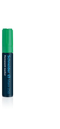 Schneider Schreibgeräte Permanentmarker Maxx 250 125004 2-7mm Keilspitze grün