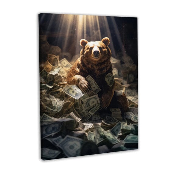 Leinwandbild Bear rich