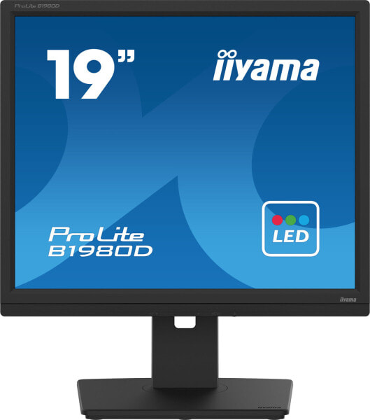 Монитор Iiyama 19" B1980D-B5 VGA+DVI, черный