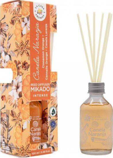 La Casa de los Aromas La Casa de los Aromas Mikado Intense patyczki zapachowe Cynamon i Pomarańcza 100ml