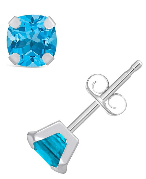 Серьги Macy's Gemstone Stud  White Gold