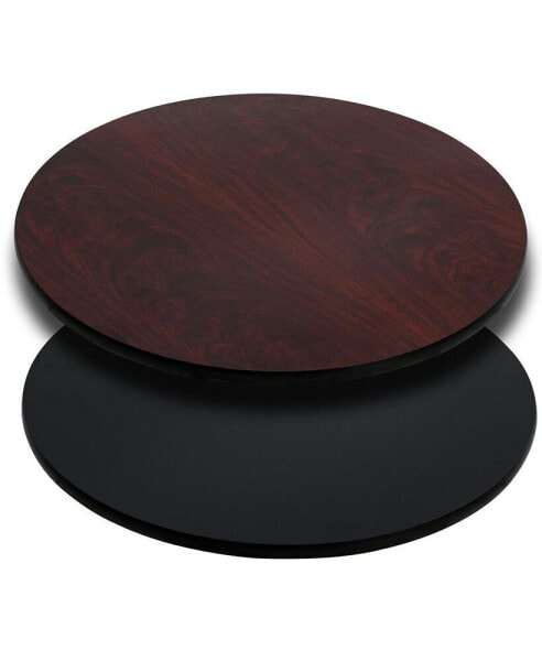 36" Round Table Top With Reversible Laminate Top