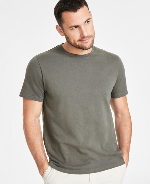 Men's Regular-Fit Solid Crewneck T-Shirt, Created for Macy's