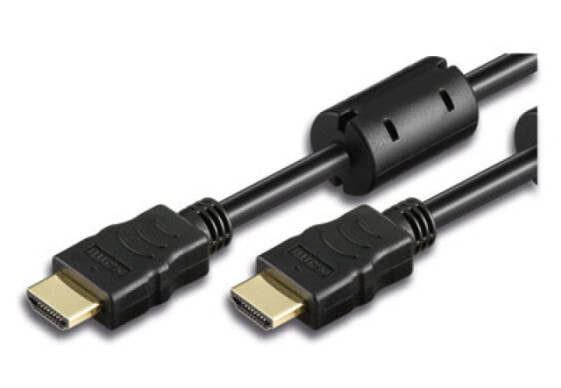 Techly ICOC-HDMI-FR-050 - 5 m - HDMI Type A (Standard) - HDMI Type A (Standard) - Black