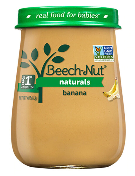 Детское пюре Beech-Nut 10 шт, банановое, от 4 месяцев и старше