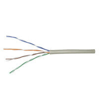Wentronic CAT 5e Network Cable - U/UTP - grey - 100m - 100 m - Cat5e - U/UTP (UTP)