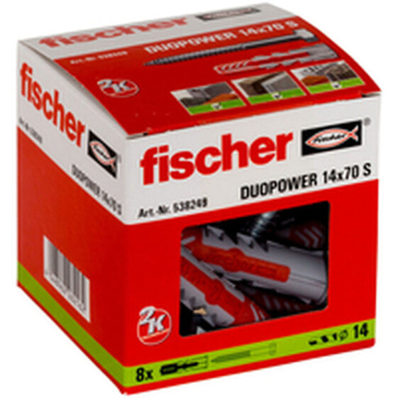 дюбеля и шурупы Fischer DUOPOWER 538249 Ø 14x70 mm (8 штук)