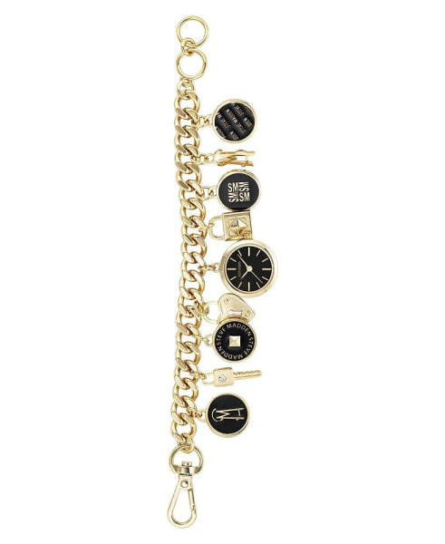 Часы STEVE MADDEN Gold Tone Charm Watch