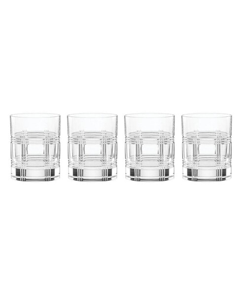Hudson Double Old Fashioned Glasses, Set of 4
