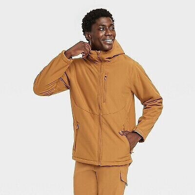 Men's Softshell Sherpa Jacket - All in Motion Butterscotch S