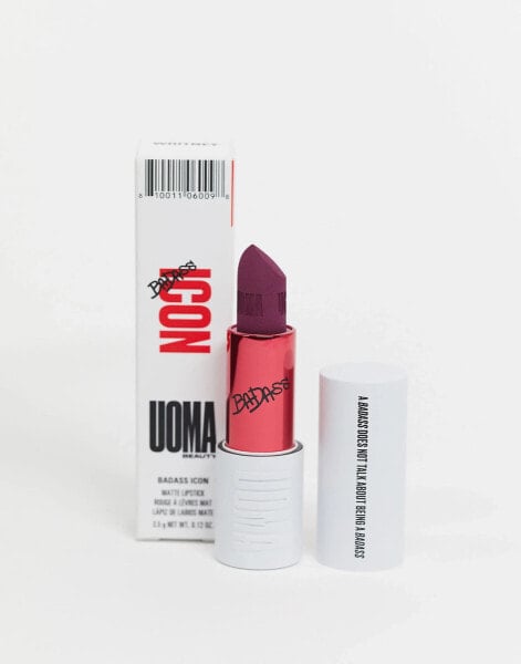 UOMA Beauty BadAss Icon Concentrated Matte Lipstick - Funmilayo