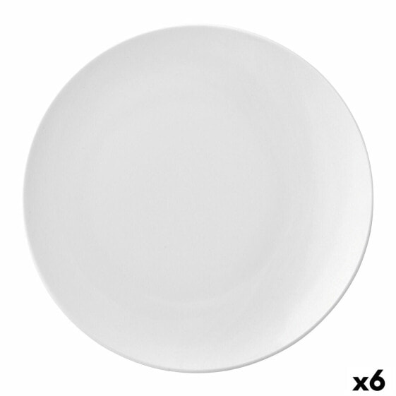 Плоская тарелка Ariane Vital Coupe Керамика Белый (24 cm) (6 штук)