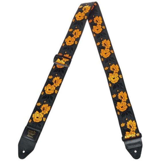 Ernie Ball E-Guitar Strap Tangerine Rose