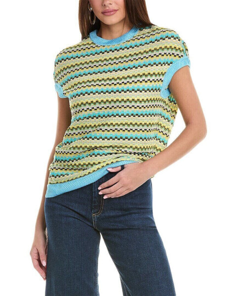 M Missoni Knit Top Women's Blue M