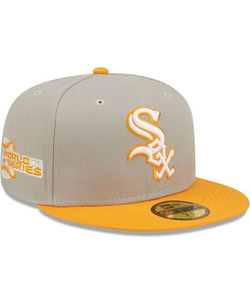 Men's Gray, Orange Chicago White Sox 2005 World Series Cooperstown Collection Undervisor 59FIFTY Fitted Hat