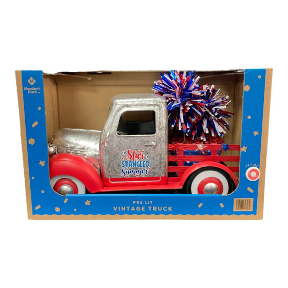 Member's Mark Patriotic Star Spangled Summer Vintage Truck Collection, LEDs