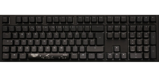 Ducky Shine 7 - Full-size (100%) - USB - Mechanical - RGB LED - Black - Mouse included