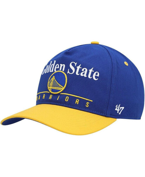 Men's Royal, Gold Golden State Warriors Super Hitch Adjustable Hat
