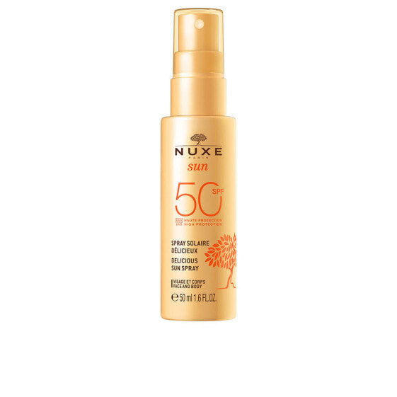 Средство для загара и защиты от солнца Nuxe SUN вкусный спрей для лица и тела SPF50 50 мл