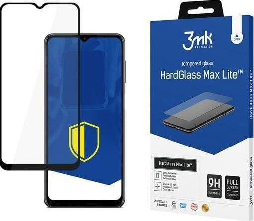 Стекло защитное 3MK HardGlass Max Lite Samsung Galaxy M12 черное