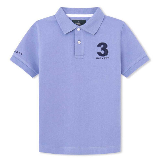 HACKETT Heritage Number Youth Short Sleeve Polo