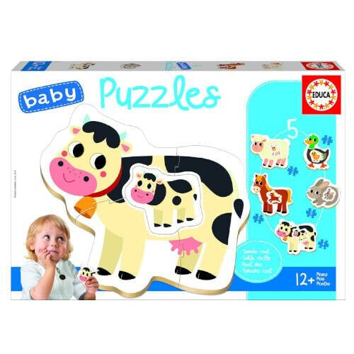 EDUCA BORRAS Baby Puzzle Farm Animals