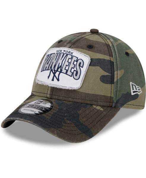 Men's Camo New York Yankees Gameday 9FORTY Adjustable Hat
